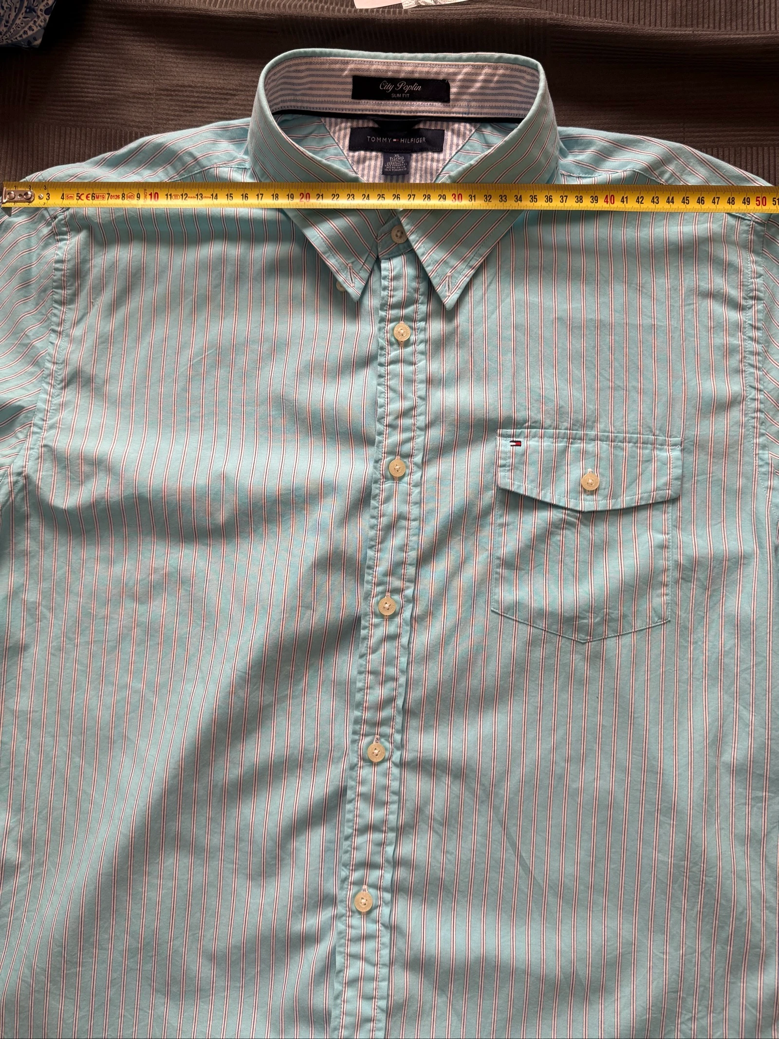 Tomy Hilfiger, camisa de hombre de manga corta, talla XL, muy buen estado – photo 4